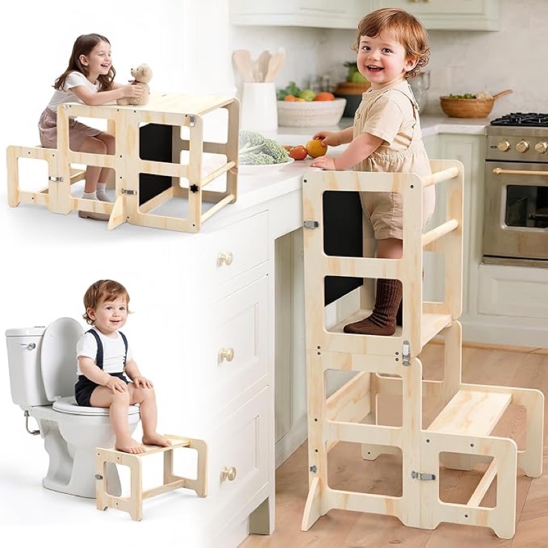 Toddler Step Stool & Washbasin — wholesale & custom OEM by WoodWhisper